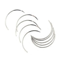 10Pcs Metal 8*28 Corner Medical Needle Suture Surgical Tool Double Eyelid  CGH,a