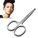 Fashion Mini Stainless Steel Facial Mustache Nose Scissors Makeup Tool Beau O8K3