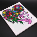 Colorful Animal Kids Child Handmade DIY Button Painting Craft Pictures Kits