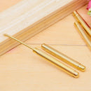 Folding type Golden Earwax Cleaner Ear Wax Removal Tools Ear Spoon Attached NTME