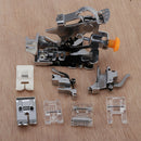 8pcs Domestic Sewing Machine Presser Foot Feet Kits Set For Brother Singer