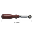 DIY Leather Craft Over Stitch Line Marking Wheel Gear Roulette Spacing Tool