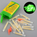 15pcs Fishing Fluorescent Lightstick Night Float Clip On Dark Glow Stick Lots