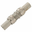 3 x F TO F CONNECTORS, JOINERS, COUPLERS FOR MALE F PLUG + PLUGS X3 C2I9