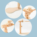 Adjustable Wood Cross-stitch Rack Embroidery Lap Stand Frame Hoop Wooden