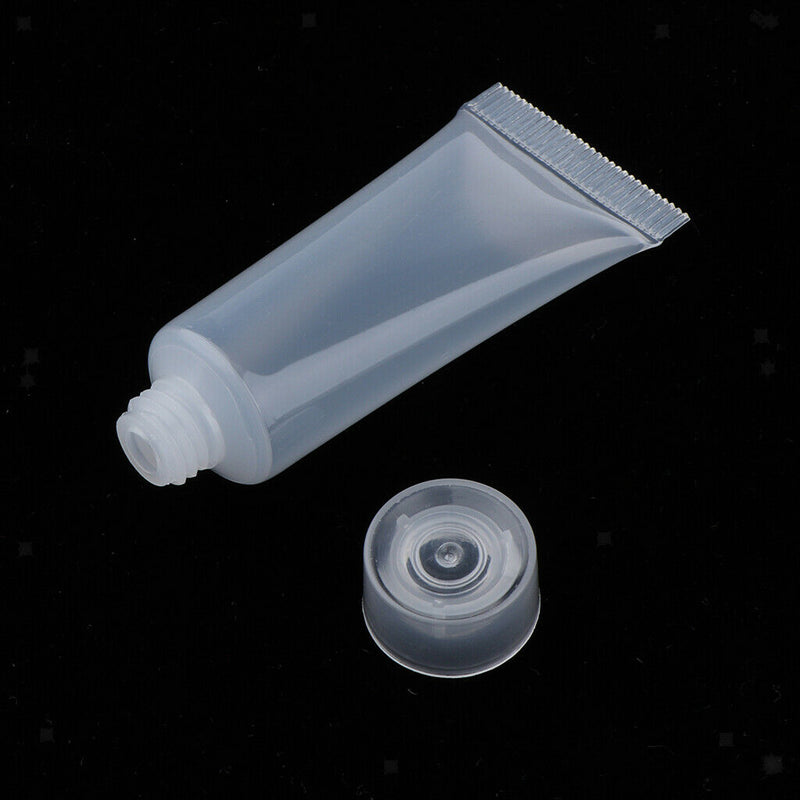 10ml Empty Plastic Soft Tube Sample Bottle Containers - 20 Pack -  Travel