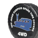 RC Car Decoration Spare Tire Cover for 1/10 TRX4 AXIAL SCX10 Leather Spare TE8W8