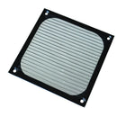 12cm x 12cm PC Cooler Fan Aluminum Dustproof Meshy Filter Black