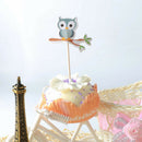 24pcs safari animal cake toppers cupcake decor kids birthday home party suppl â„–[