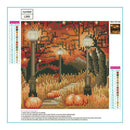 5D Forest Pumpkin Diamond Painting Cross Stitch Rhinestone Home Decor Gift