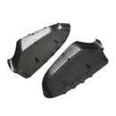New Car Wing Side Mirror Cover Primed 1 Pair Left+Right Side Matte Black Fi