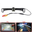 Car Rear View Camera Reverse Backup Camera Night Vision License Plate 12 IR LED