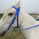 Durable Nylon Horse Bridle Headstall High Density Halter Blue Sas Described