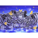 5D DIY Full Drill Diamond Painting Cross Stitch Embroidery Kit (Tiger06)