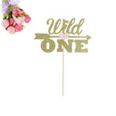 wild one birthday cake cupcake toppers kids party baby shower decor supplie Gw