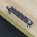 Handmade Leather Drawer Pull Loop Handles Cabinet Cupboard Handles C 118mm