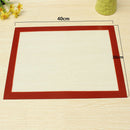 No-Stick Silicone Fibreglass Baking Mat 40x30cm Tray Oven Dough Rolling Cake Mat