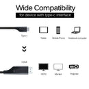 Type C to HDMI USB3.1 with screen converter Cable 1080P mobile computer to