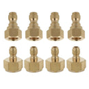 8Pcs Pressure Washer Adapter Female M22 X 1.5mm & Male M14 x 1.5mm Quick Connect