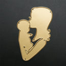 Beautiful Mother Kiss Baby Metal Cutting Dies Photo Album Decor Cutter Card3CL