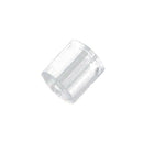 150PCS Cylindrical-shaped Clear Rubber Earring Safety Backs K4E8