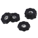 5Pcs M4 plum bakelite hand tighten nuts handle star thumb nuts manual nuts BX