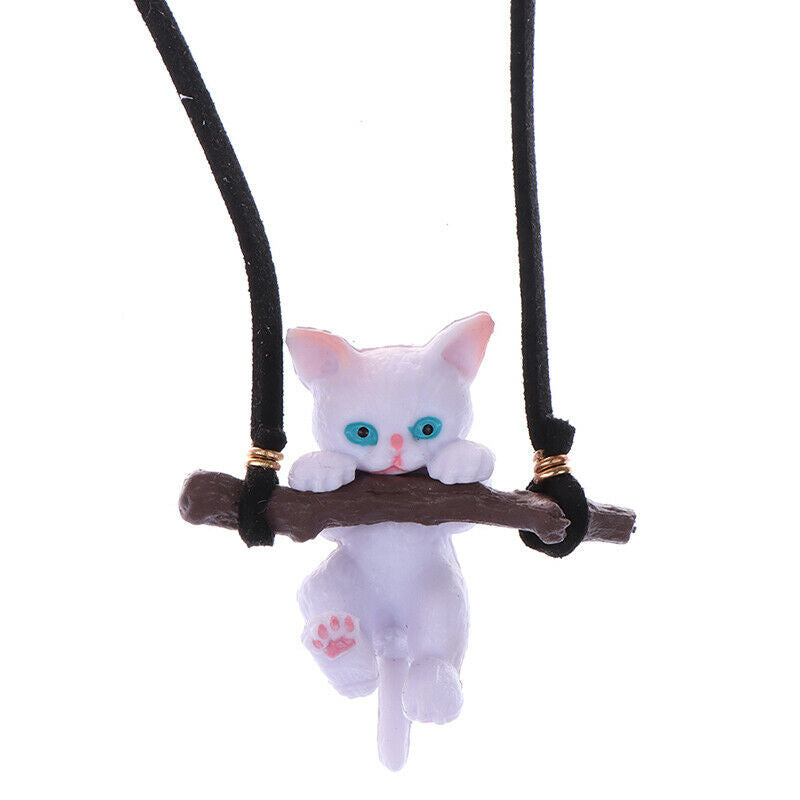 Car Pendant Cute Branch Cat Rearview Mirror Pendant Car Interior DecorationB*SE