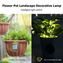 2pcs Waterproof Solar Lamp Garden Streetlight Flowerpot Landscape Light