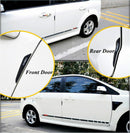 4 x Car Door Bumper Decorative Black Anti-Collision Protector Bar Anti-rub Strip