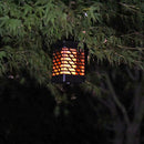 Solar 12 LED Flame Torch Lamp IP55 Waterproof Plastic Pluggable Lawn Light Outdo
