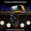 Car Bluetooth FM Transmitter MP3 Player Handfree Radio Adapter Dual USB Charger