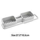 Adjustable Faucet Rack Kitchen Bathroom Drain Holders Soap Dishcloth Shelf