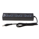 10 Port USB 2.0 Multi HUB Splitter Expansion for Desktop PC Laptop Adapter