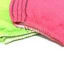2 colors Korean Italy Exfoliating Body-Scrub Glove Towel Green Red FT