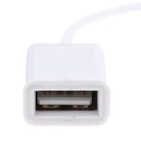 3.5mm Male Audio AUX Jack to USB 2.0 Type A Female Converter Cable JR