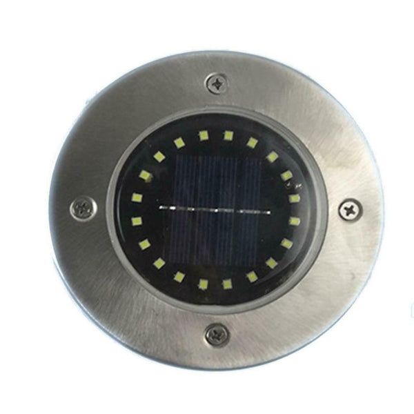 20 LED Solar Buried Lamp Waterproof Outdoor Garden Light (1pc Warm White)