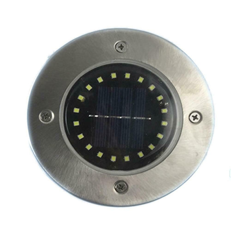 20 LED Solar Buried Lamp Waterproof Outdoor Garden Light (1pc Warm White)