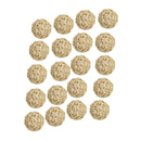 20 Pieces 3cm Handmade Natural Rattan Wicker Ball Decoration Ornaments Wedding