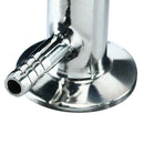 Sanitary Sample Valve 1.5 inch Tri Clamp Ferrule OD 50.5MM with Elliptic Ha