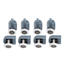 8Pc Shower Door Castors Rolls Shower Door Rollers Sliding Door Roller Guide O3D6