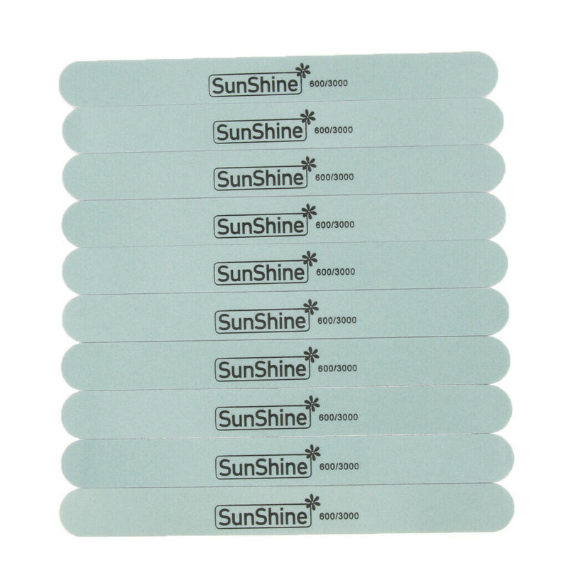 10 Pieces Nail Art Manicure Acrylic Gel Tip Polish Buffer Polish