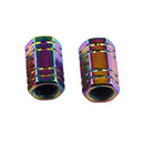 4 Pieces Tire Accessories Car Bike Motorcycle Hexagonal Valve Cap Tire Valve