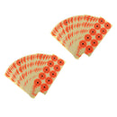 500pcs Shooting Paper Target Florescent Orange Adhesive Target Stickers 5cm