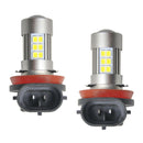 2X H11 H8 Super Bright White LED Bulbs 27SMD 21W Lamp For FogLight Headlight