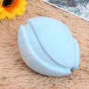 Pet Rugby Shape Chew Toys Dog Bite Tooth Clean Interactive Balls (Blue) A