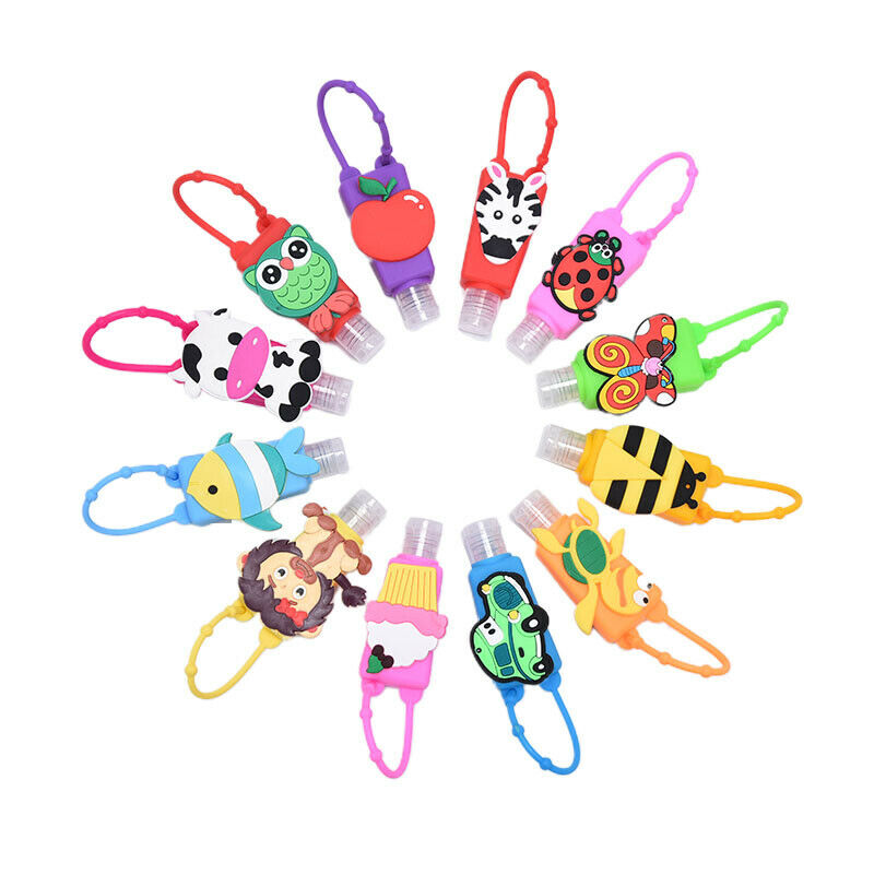 Animal Fruit Silicone Bath Baby Shower Bottle Holder Cute Funny Split Porta  Hn