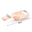 6PCS Wooden Scoops For Bath Salts Essential Oil Bamboo Bath Salt Spoon 3c