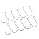 10pcs Saltwater Fishing Hooks Crab Hooks Big Game Stainless Steel Hooks 05