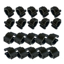 20 Pieces Regular Fishing Rod Storage Clips, Fishing Pole Holder Clip Stora K2W2
