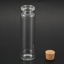 5 Pcs Small Vase Tiny Glass Bottle Jewelry Vial Potion Tie Plug Size:7.9cm  N6Z3